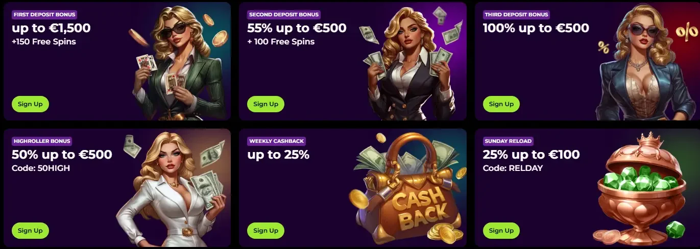 Spinmama Casino Bonus